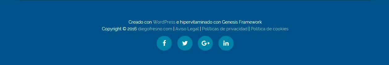 Iconos sociales en Genesis sin plugins