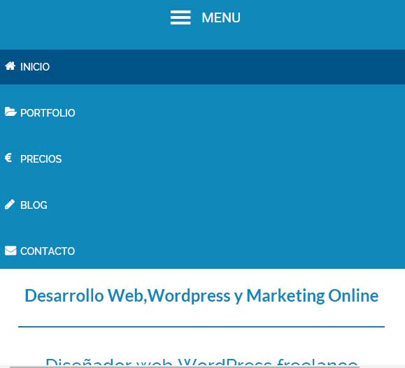 Añadir iconos al menú de navegación móvil