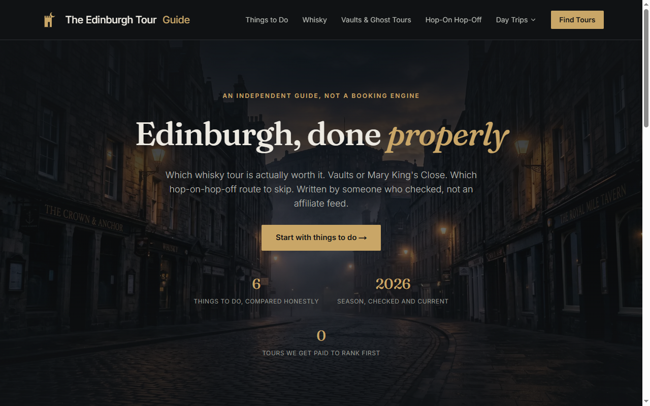 Captura de The Edinburgh Tour Guide
