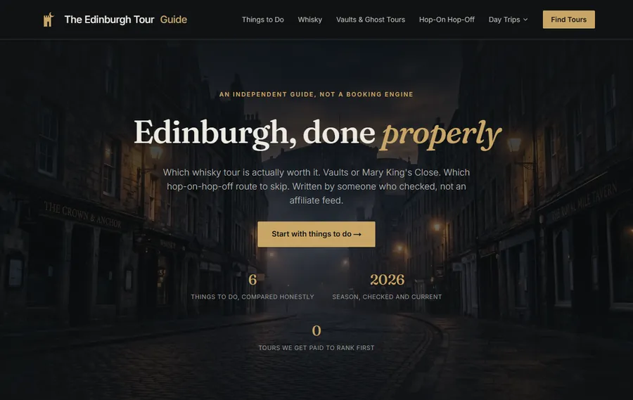 Captura de The Edinburgh Tour Guide